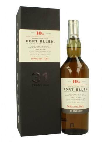 Port Ellen   Islay  Scotch Whisky 31 year old 1978 2010 70cl 54.6% OB- Limited Edition 10th release