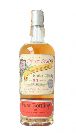 Port Ellen Islay  Scotch Whisky 31 Years Old 1969 2001 70cl 40% Silver Seal