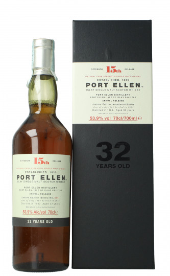 Port Ellen Islay  Scotch Whisky 32 Year old 1983 2015 70cl 53.9% 15th release