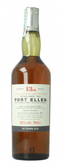 Port Ellen Islay  Scotch Whisky 34 Year old 1978 2013 70cl 55% 13th release no box
