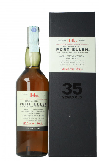 Port Ellen Islay  Scotch Whisky 35 Year old 1978 2014 70cl 56.5% 14th release