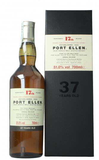 Port Ellen Islay  Scotch Whisky 37 Year old 1979 2016 70cl 51% 17th release