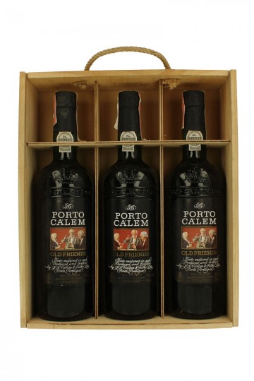 PORTO Calem Old friend's Tawny Bot 60/70's 3x75cl 20% Box of 3 bottles