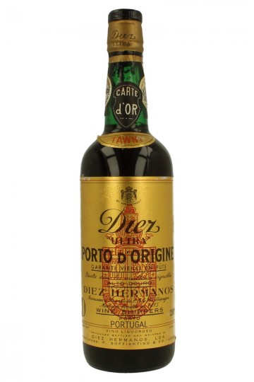 PORTO Diez Ultra carte D'or Bot 60/70's 75cl 20%