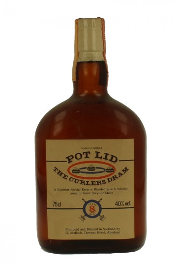 Pot Lid 8 years old - Bot.70's 75cl 40% Contains old speyside malt