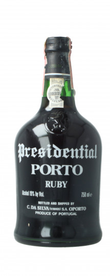 presidential Ruby  Porto wine - Bot.70's-80's 75cl 20%