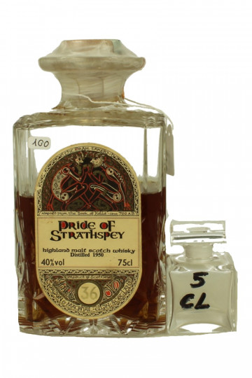 Pride of Strathspey Macallan  SAMPLE 36 Years Old 1950 5cl 40% Gordon MacPhail  -Crystal decanter SAMPLE 5 CL AMAZING WHISKY  !!!! IS NOT A FULL BOTTLE BUT SAMPLE