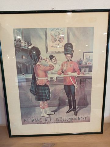 Print Mc Ewans Pale India ale from 60's -70's 61cm x 75cm