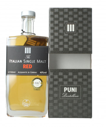 PUNI ITALIAN Malt Whisky 70cl 40% RED