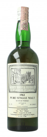 PURE SINGLE MALT 1961 1973 75cl 43% Berry & Bros Rudd Best Milano HIGHLAND PARK ???