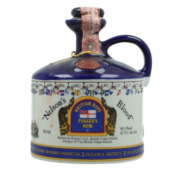 PUSSER'S RUM Nelson's  Blood  Decanter - Bot.70-80's 75cl 47.75%