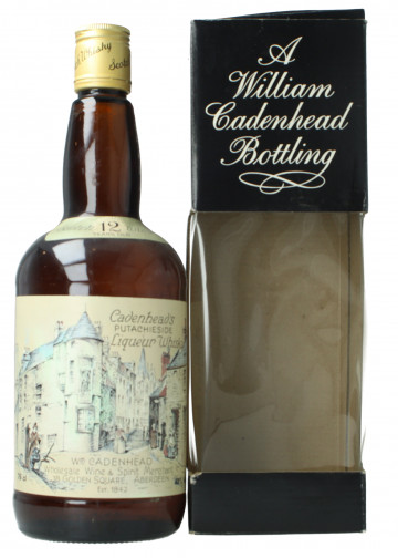 Putachiside Scotch Whisky liquor 12 years old 75cl 43% Cadenhead - Dumpy