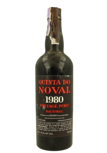 QUINTA DO NOVAL Port Nacional 1980 1982 75cl 20.5% from Pre-Phylloxera wine