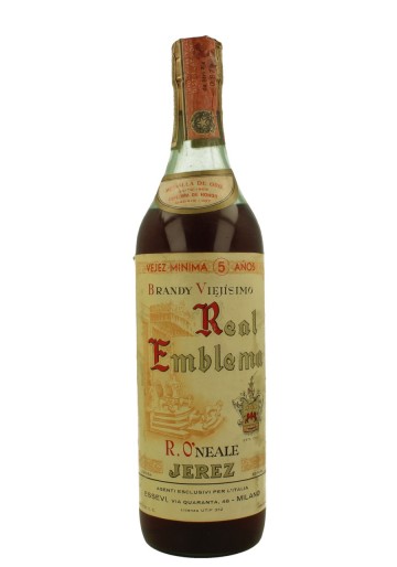 REAL EMBLEMA  Brandy Bot.60/70's 75cl 40 % R:O 'Neale