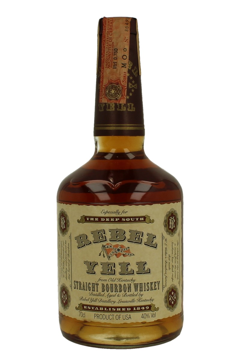 REBEL YELL Straight Bourbon Whiskey Bot.80/90