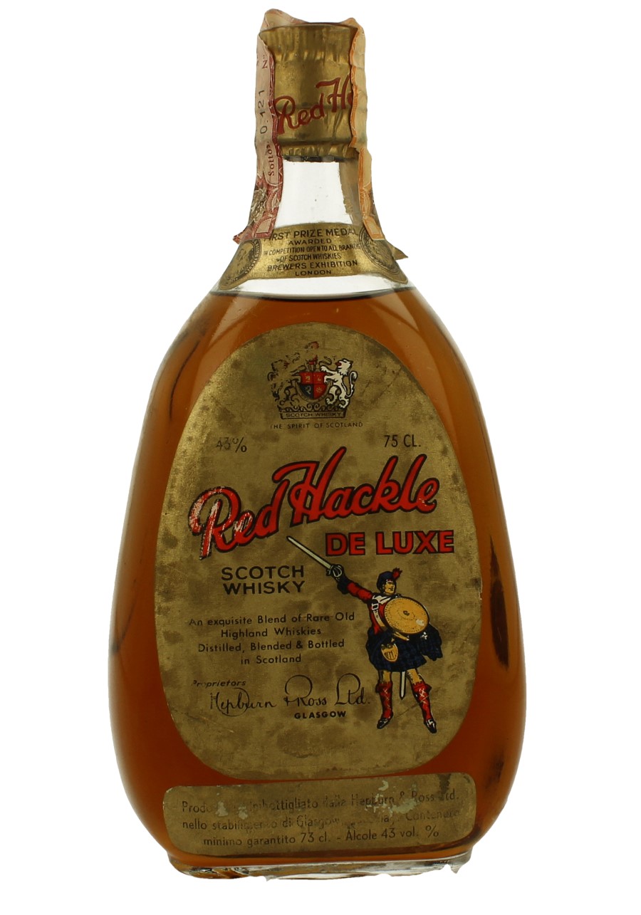 bekræfte Blænding Gladys RED HACKLE Bot.60/70's 75cl 43% - Blended - Products - Whisky Antique,  Whisky & Spirits