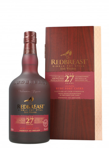 Redbreast Irish whiskey 27 Years Old 1991 70cl 54.1% OB-Ruby port cask batch n 1