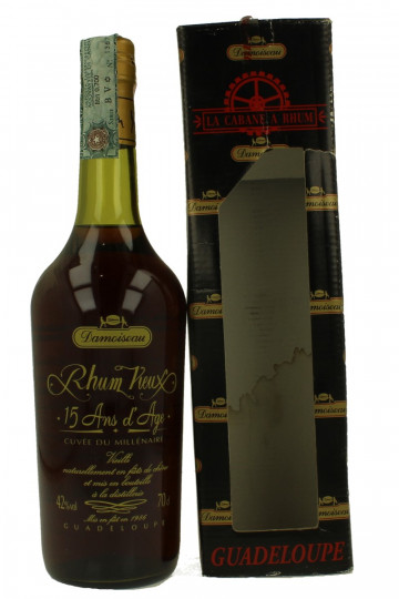 RHUM VIEUX AGRICOLE - DAMOISEAU 15 year Old 70cl 42% OB Cuvee du Millenaire