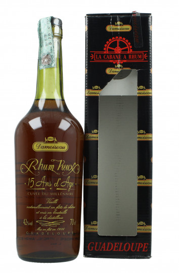 RHUM VIEUX AGRICOLE - DAMOISEAU Guadeloupe 15 year Old 70cl 42% OB Cuvee du Millenaire