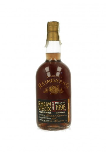 RHUM VIEUX AGRICOLE - REIMONENQ GUADELOUPE 1998  2007  70 CL 40 %