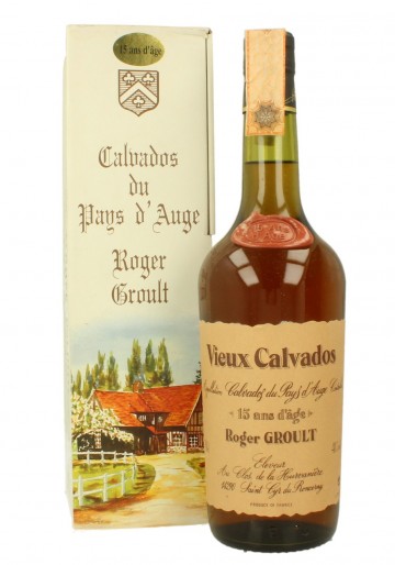 ROGER GROULT Calvados Vieux 15yo Bot.70's 70cl 41%