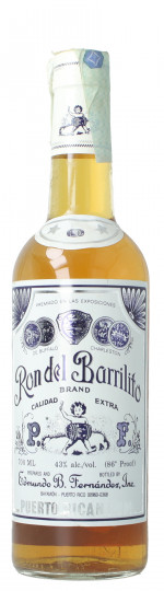 RON DEL BARRILITO Puerto Rico Rum 70cl 43%