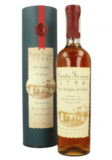 RON SANTA TERESA 1796 40% RON ANTIGUO DE SOLERA