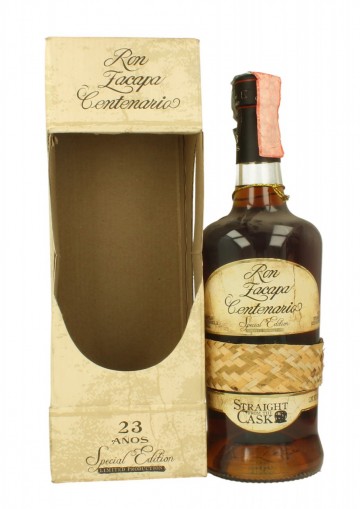 RON ZACAPA CENTENARIO ETIQUETA NEGRA STRAIGHT CASK -SPECIAL EDITION 23 YO 2005  70 CL 45 % VERY RARE BOTTLE- LIMITED EDITION