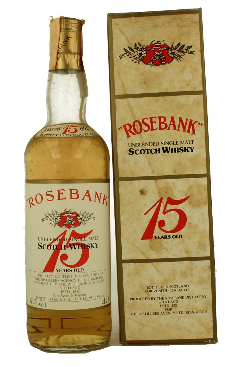 ROSEBANK 15 Year Old Bot.80's 75cl 50% OB - Zenith Imp. - Products