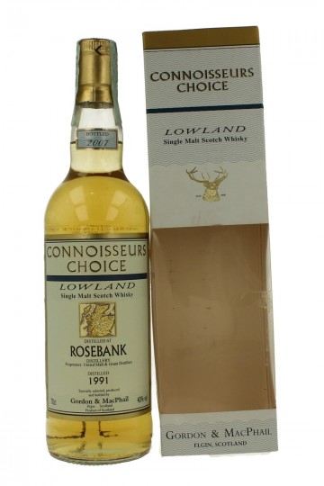 ROSEBANK 1991 2007 70cl 40% Gordon MacPhail Connoiseur Choice