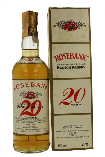ROSEBANK 20 years old Bot 70-80's 75cl 57% OB  -