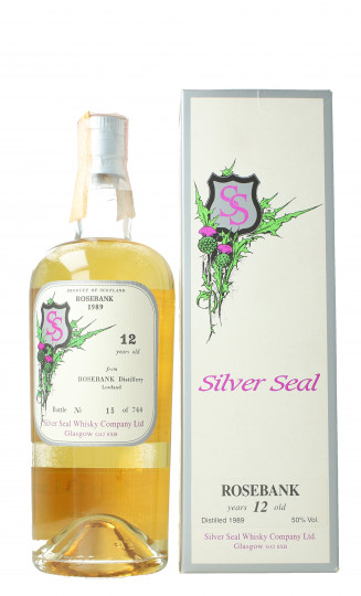 Rosebank Lowland  Scotch Whisky 12 Years Old 1989 2001 70cl 50% Silver Seal