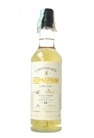 Rosebank Lowland  Scotch Whisky 16 Year Old 1989 2005 70cl 46% Cadenhead -