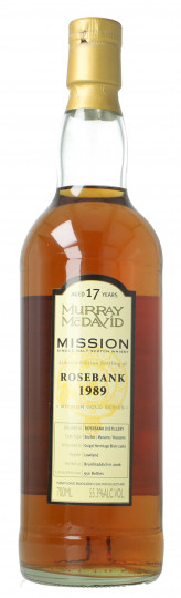 Rosebank Lowland  Scotch Whisky 17 Year Old 1989 70cl 55.3% Murray McDavid -