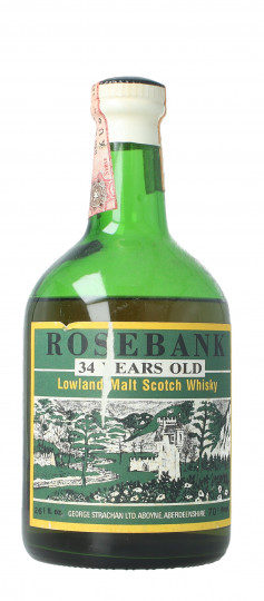 Rosebank Lowland  Scotch Whisky 34 year old 1970  circa 75cl 70 Proof George Strachan