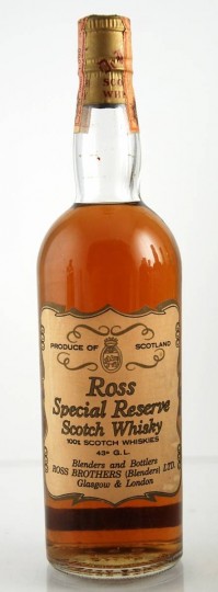 ROSS Special Reserve Bot.60/70's 75cl - Blended