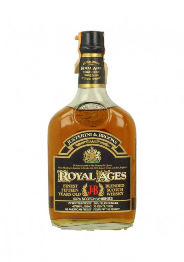 ROYAL AGES 15yo Bot70's 75cl 43% Justerini & Brooks