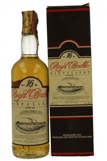 ROYAL BRACKLA 16yo - Bot.70-80's 75cl 57% OB