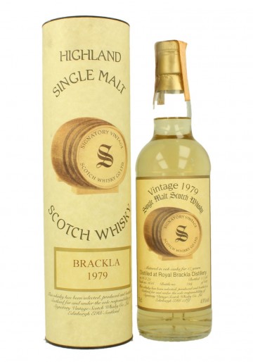 ROYAL BRACKLA 17yo 1979 1996 43% Signatory  - #1616