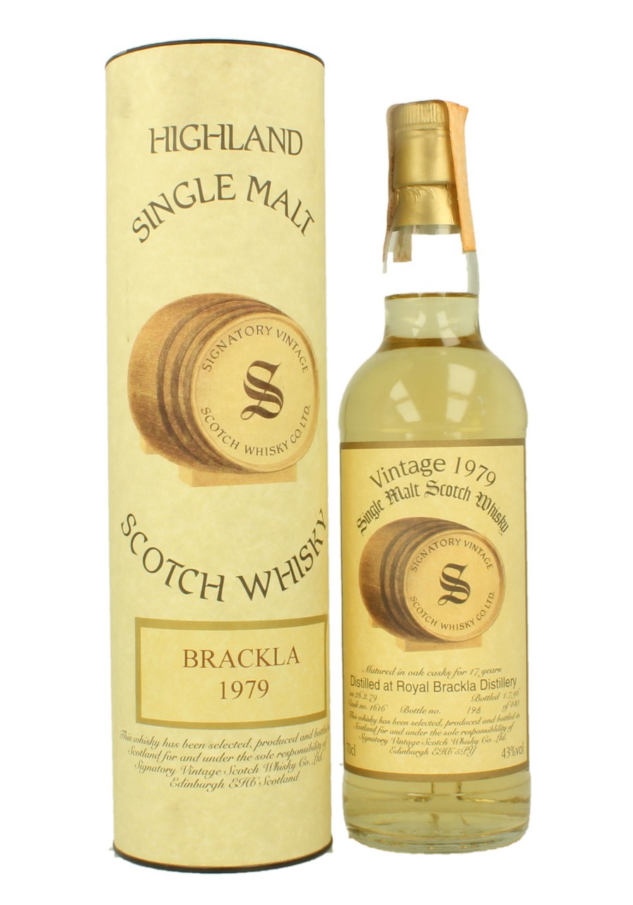 ROYAL BRACKLA 17yo 1979 1996 43% Signatory - #1616 - Products