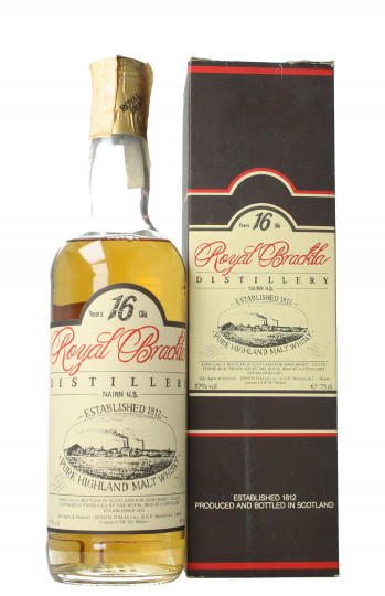 Royal Brackla Highland   Scotch Whisky 16 year old - Bot.70-80's 75cl 57% OB