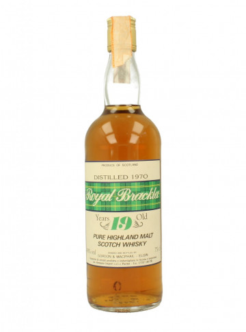 Royal Brackla Highland   Scotch Whisky 19yo 1970 75cl 40% Gordon MacPhail  - Sestante Imp.