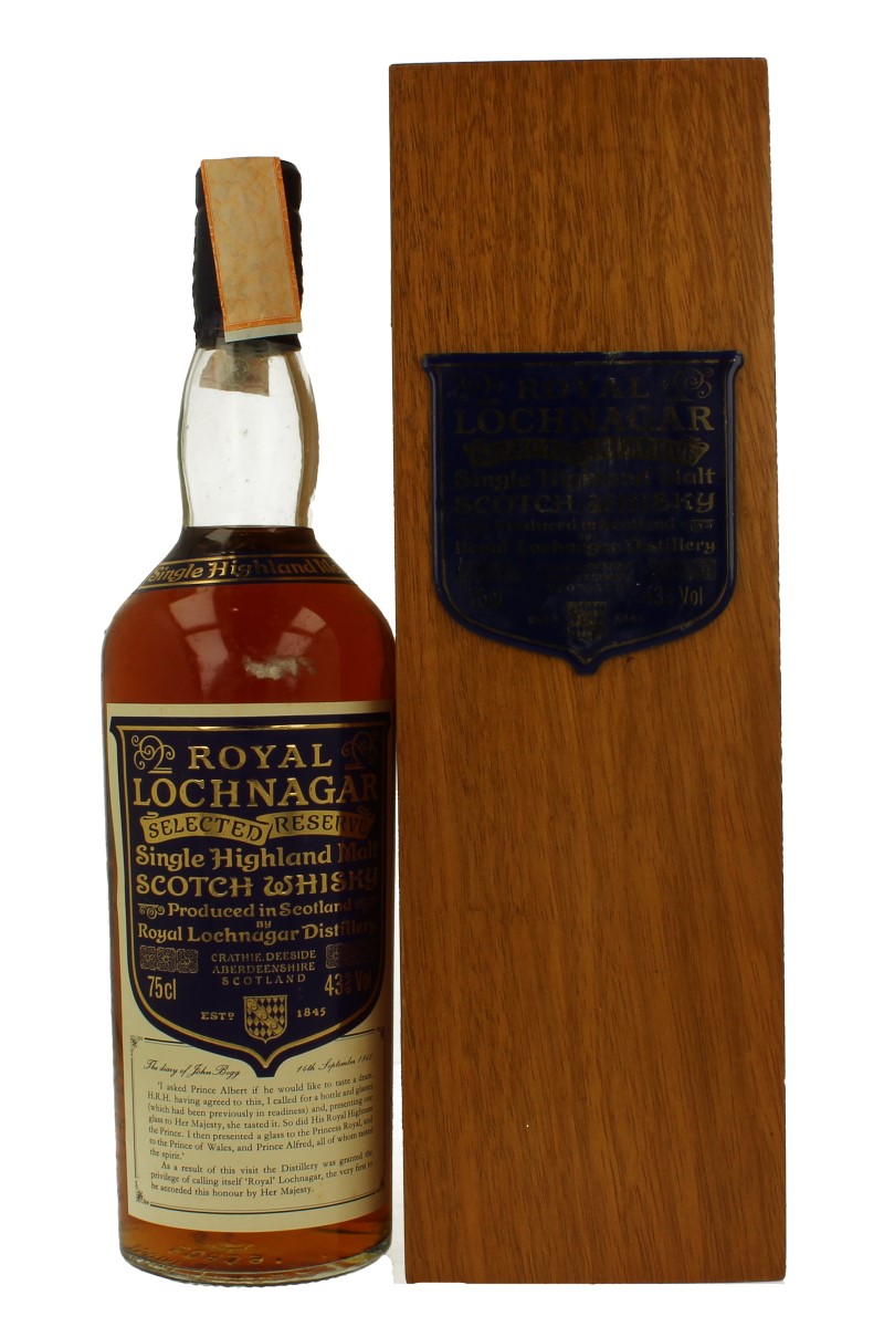 ROYAL LOCHNAGAR Selected Reserve Bot.1980's 75cl 43% - Products