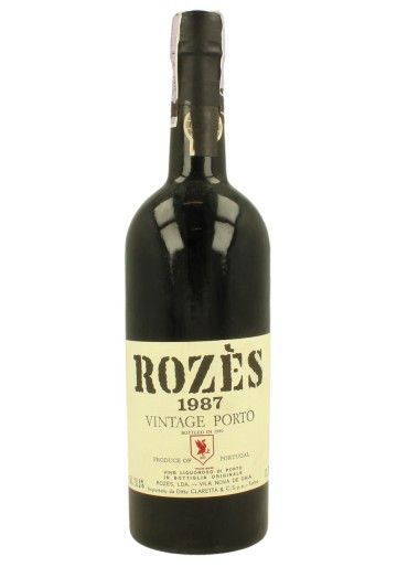 ROZES Port Vintage 1987 1990 75cl 20.5%