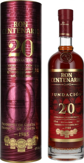 RUM CENTENARIO 2'yo 70cl 40% - FUNDACION