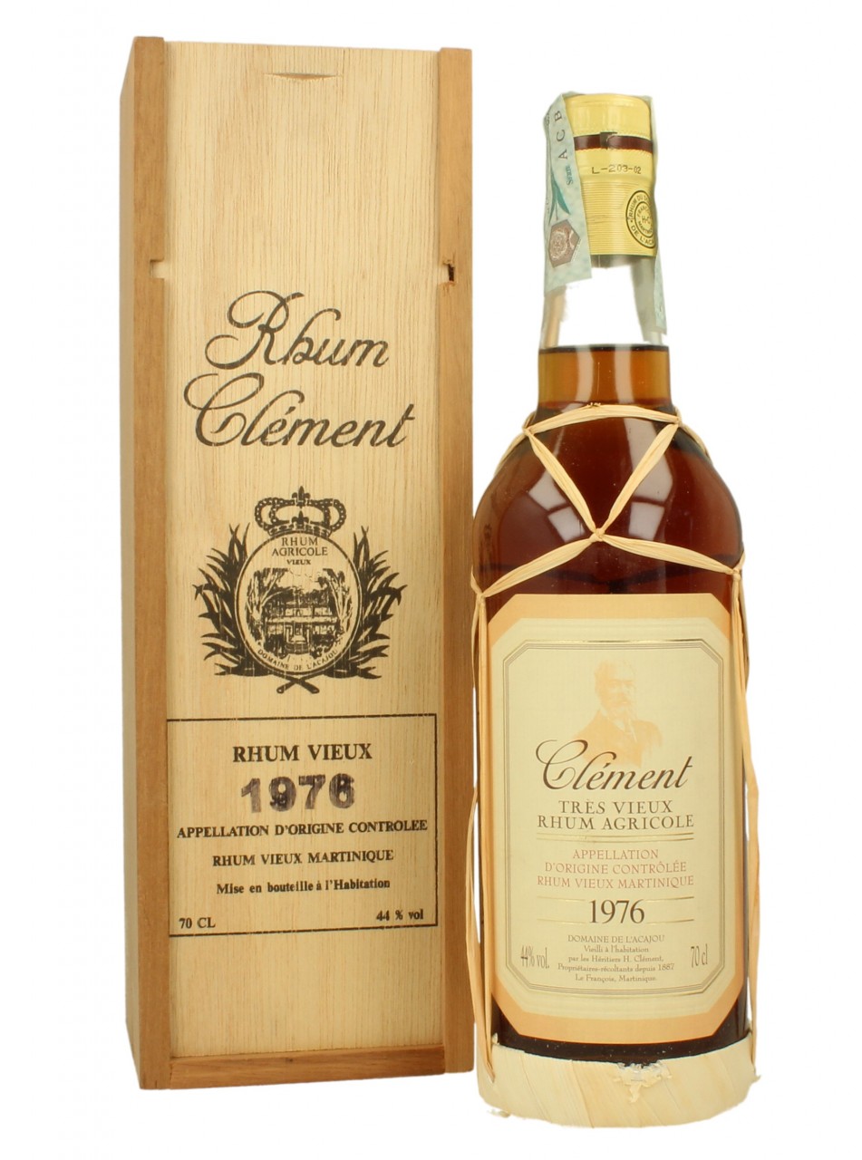 RUM CLEMENT 1976 70 CL 44% - Products - Whisky Antique, Whisky & Spirits
