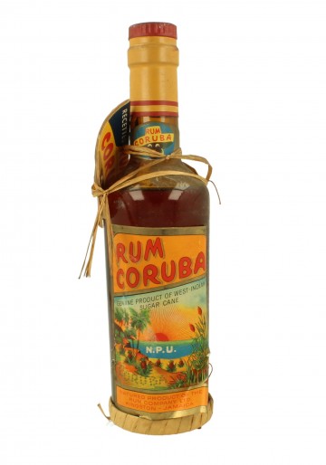 RUM CORUBA  JAMAICA  75 CL 46 % VERY OLD BOTTLE FROM THE 50'S 