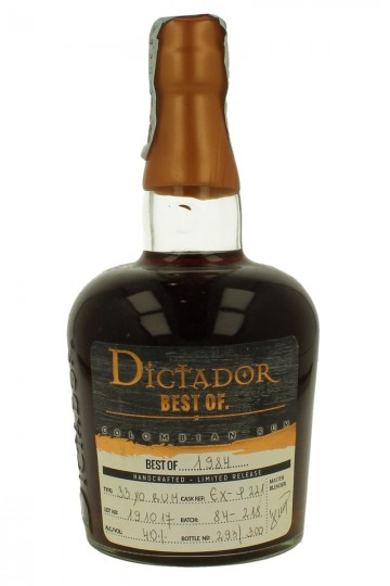 Rum Dictator Best Of 33yo 1984 2017 70cl 40% OB  -