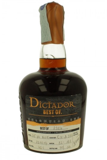 Rum Dictator Best Of 35yo 1982 2017 70cl 45% OB  -