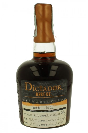Rum Dictator Best Of 37yo 1980 2017 70cl 42% OB  -